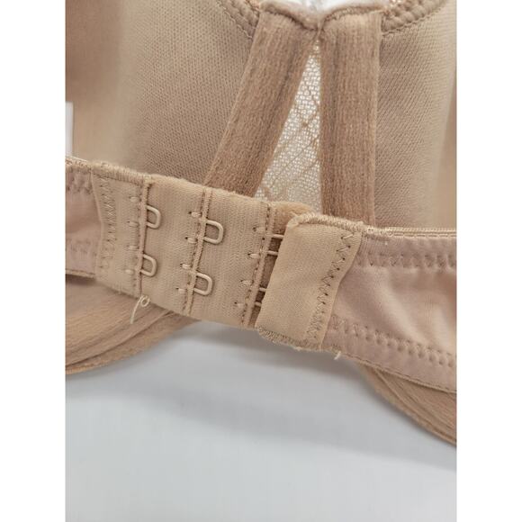Vassarette Tan Lightly Lined Convertible Demi Adjustable Underwire Bra Size 36C - Picture 8 of 9